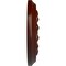 Ekena Millwork Olivia Ceiling Medallion (Fits Canopies up to 2 1/8"), 7 7/8"OD x 1 1/8"P, Brushed Mahogany CM07OLBMF - alternate 2